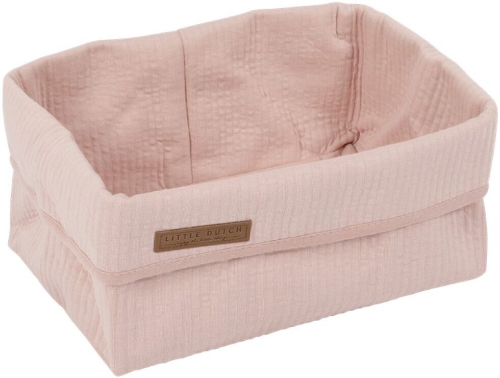 Cesta  almacenaje rosa grande Cesta  almacenaje rosa grande