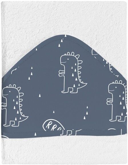 Capa de baño Dinos azul Capa de baño Dinos azul