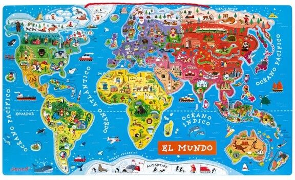 Puzzle magnético 'Atlas Mundial' Puzzle magnético 'Atlas Mundial'