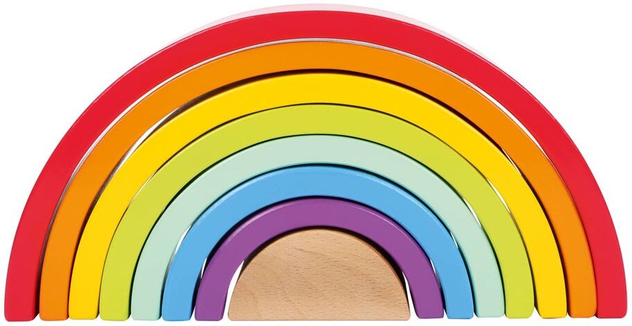 Bloques de madera arcoiris Bloques de madera arcoiris