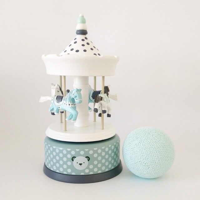 Carrusel musical azul Carrusel musical azul