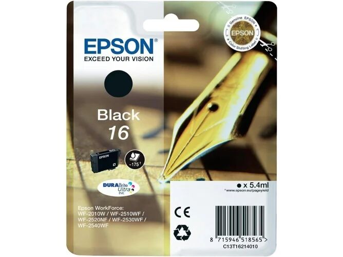 Epson Cartucho EPSON 16 Negro C13T16214022