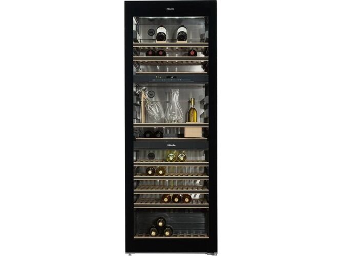 Miele Vinoteca MIELE KWT 6834 SGS (178 Botellas - Negro)