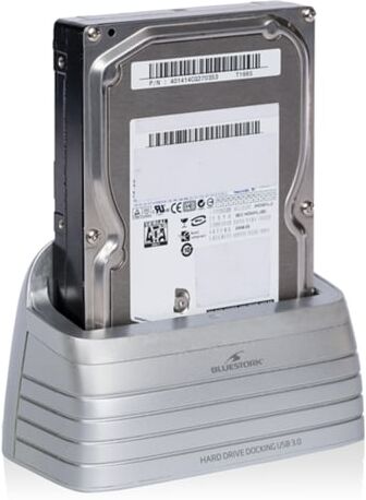 BLUESTORK Base de Recepción para Disco Duro BLUESTORK DE 2,5 y 3,5 pulgadas BLUESTORK Base de Recepción para Disco Duro BLUESTORK DE 2,5 y 3,5 pulgadas