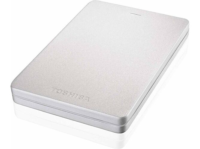 Toshiba Disco HDD Externo TOSHIBA Canvio Alu (Plata - 1 TB - USB 3.0)