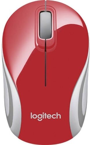 Logitech Ratón LOGITECH M187 (Inalámbrico - Rojo) Logitech Ratón LOGITECH M187 (Inalámbrico - Rojo)
