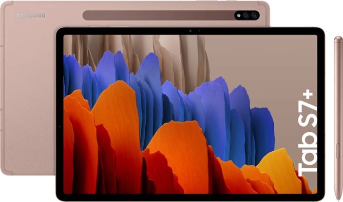 Samsung Tablet SAMSUNG Galaxy Tab S7+ (12.4'' - 128 GB - 6 GB RAM - Wi-Fi - Bronce) Samsung Tablet SAMSUNG Galaxy Tab S7+ (12.4'' - 128 GB - 6 GB RAM - Wi-Fi - Bronce)