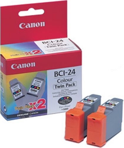 Canon Cartuchos de tinta Original CANON Pack 2 unidades BCI24CTP Amarillo, Magenta, Cián Canon Cartuchos de tinta Original CANON Pack 2 unidades BCI24CTP Amarillo, Magenta, Cián