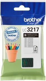 Brother Cartucho de tinta Original BROTHER LC3217BK Negro 550 páginas Brother Cartucho de tinta Original BROTHER LC3217BK Negro 550 páginas