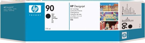 HP Cartucho de Tinta Original HP 90 de 775 ml C5059A Negro