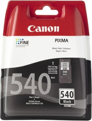 Canon Cartucho de tinta Original CANON PG540BK 2933B001 Negro Canon Cartucho de tinta Original CANON PG540BK 2933B001 Negro