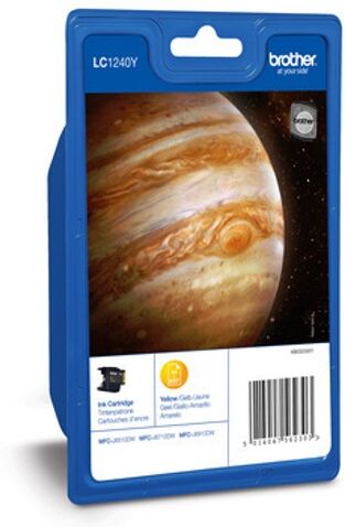 Brother Cartucho de tinta Original BROTHER LC1240YBP Amarillo 600 páginas Brother Cartucho de tinta Original BROTHER LC1240YBP Amarillo 600 páginas