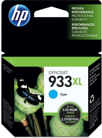 HP Cartucho de tinta HP 933XL cian original (CN054AE) HP Cartucho de tinta HP 933XL cian original (CN054AE)