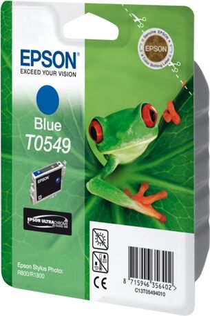 Epson Cartucho de Tinta Original EPSON C13T05494010 T0549 Azul - para Stylus Photo R1800, R800 Epson Cartucho de Tinta Original EPSON C13T05494010 T0549 Azul - para Stylus Photo R1800, R800