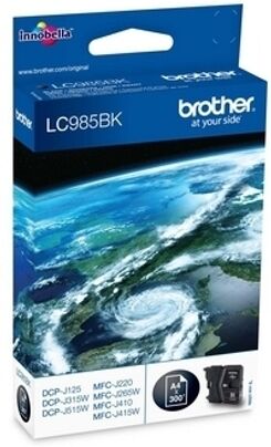 Brother Cartucho de tinta Original BROTHER LC985BKBP Negro 300 páginas Brother Cartucho de tinta Original BROTHER LC985BKBP Negro 300 páginas