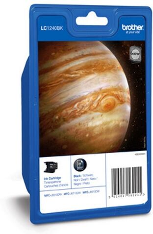 Brother Cartucho de tinta Original BROTHER LC1240BKBP Negro 600 páginas Brother Cartucho de tinta Original BROTHER LC1240BKBP Negro 600 páginas