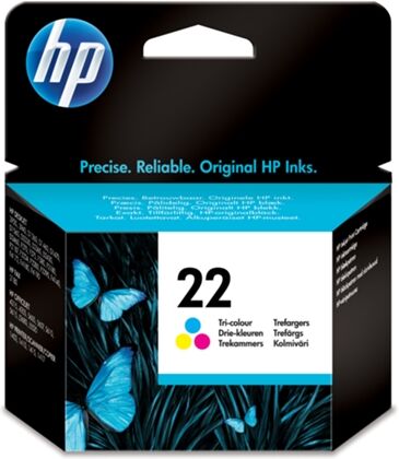 HP Cartucho de tinta HP 22 tricolor original (C9352AE) HP Cartucho de tinta HP 22 tricolor original (C9352AE)