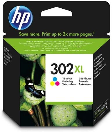 HP Cartucho de tinta HP 302XL color original (F6U67AE)