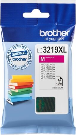 Brother Cartucho de tinta Original BROTHER LC3219XL M Magenta 1.500 páginas Brother Cartucho de tinta Original BROTHER LC3219XL M Magenta 1.500 páginas