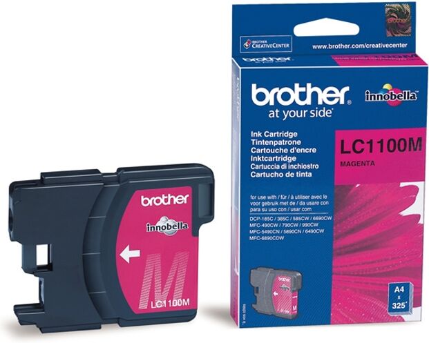 Brother Cartucho de tinta Original BROTHER LC1100M Magenta Brother Cartucho de tinta Original BROTHER LC1100M Magenta