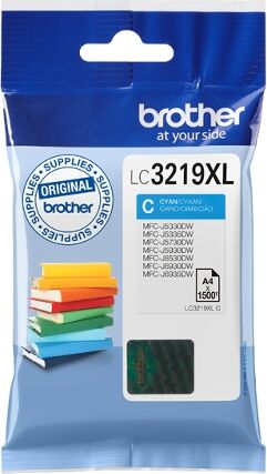 Brother Cartucho de tinta Original BROTHER LC3219XL C Cian 1.500 páginas Brother Cartucho de tinta Original BROTHER LC3219XL C Cian 1.500 páginas