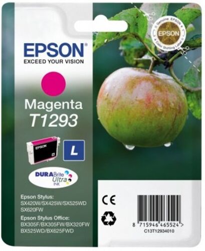 Epson Cartucho de tinta original EPSON T1293, Manzana , C13T12934022 Epson Cartucho de tinta original EPSON T1293, Manzana , C13T12934022