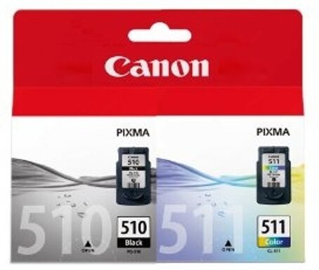 Canon Pack 2 Cartuchos de tinta Original CANON PG510 PG511 Negro, Amarillo, Magenta, Cián Canon Pack 2 Cartuchos de tinta Original CANON PG510 PG511 Negro, Amarillo, Magenta, Cián