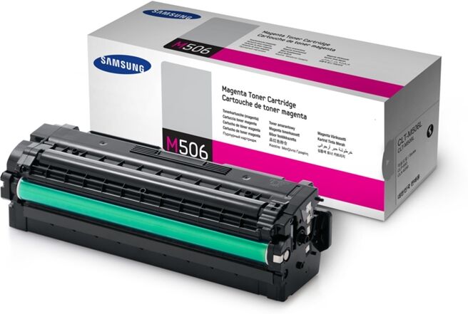Samsung Tóner Magenta Original SAMSUNG CLT-M506L Magenta Alta Capacidad 3500 páginas compatible con CLP-680/CLX-6260 Samsung Tóner Magenta Original SAMSUNG CLT-M506L Magenta Alta Capacidad 3500 páginas compatible con CLP-680/CLX-6260