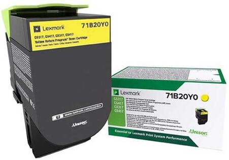 Lexmark Tóner LEXMARK 71B20Y0 Amarillo Lexmark Tóner LEXMARK 71B20Y0 Amarillo