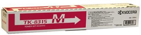 Kyocera Cartucho de tóner Original KYOCERA TK 8315M Magenta para TASKalfa 2550ci Kyocera Cartucho de tóner Original KYOCERA TK 8315M Magenta para TASKalfa 2550ci