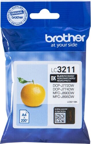Brother Cartucho BROTHER LC3211BK Negro Brother Cartucho BROTHER LC3211BK Negro