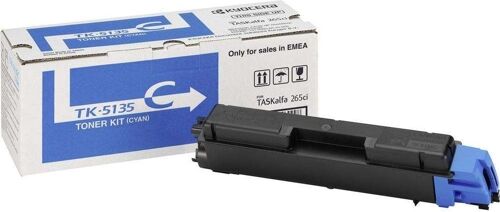 Kyocera Cartucho de tóner Original KYOCERA TK 5135C Cian para TASKalfa 265ci, 266ci Kyocera Cartucho de tóner Original KYOCERA TK 5135C Cian para TASKalfa 265ci, 266ci