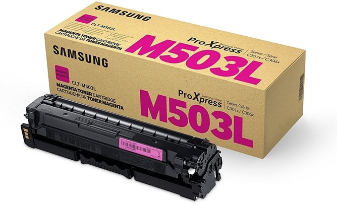 Samsung Tóner Magenta Original SAMSUNG CLT-M503L Magenta compatible con SL-C3010ND   C3060FR Samsung Tóner Magenta Original SAMSUNG CLT-M503L Magenta compatible con SL-C3010ND   C3060FR