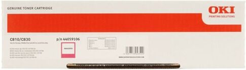Oki Cartucho de Tóner OKI 44059106 Magenta para C810CDTN, 810DN, 810N, 830CDTN, 830dn, 830dtn, 830n Oki Cartucho de Tóner OKI 44059106 Magenta para C810CDTN, 810DN, 810N, 830CDTN, 830dn, 830dtn, 830n
