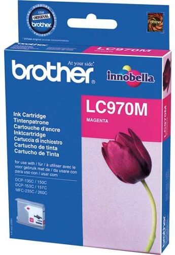 Brother Cartucho BROTHER LC970 Magenta (LC-970M) Brother Cartucho BROTHER LC970 Magenta (LC-970M)