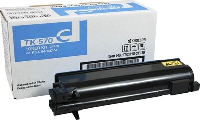 Kyocera Cartucho de tóner Original KYOCERA TK 570C Cian para ECOSYS P7035cdn, P7035cdn/KL3, FS-C5400DN