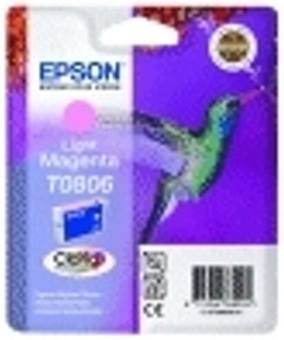 Epson Cartucho EPSON T0806 Magenta Claro (C13T08064021) Epson Cartucho EPSON T0806 Magenta Claro (C13T08064021)