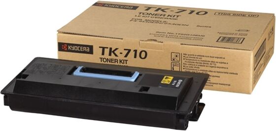 Kyocera Cartucho de tóner Original KYOCERA TK 710 Negro para FS-9130DN, 9130DN/B, 9130DN/D, 9530DN Kyocera Cartucho de tóner Original KYOCERA TK 710 Negro para FS-9130DN, 9130DN/B, 9130DN/D, 9530DN
