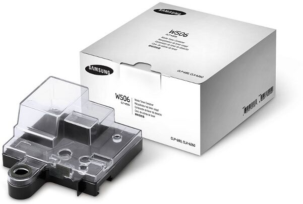 Samsung Depósito de residuos Original SAMSUNG CLT-W506 compatible con CLP-680/CLX-6260/C2620/C2670/ C2680FX / C3010ND / C3060FR Samsung Depósito de residuos Original SAMSUNG CLT-W506 compatible con CLP-680/CLX-6260/C2620/C2670/ C2680FX / C3010ND / C3060FR