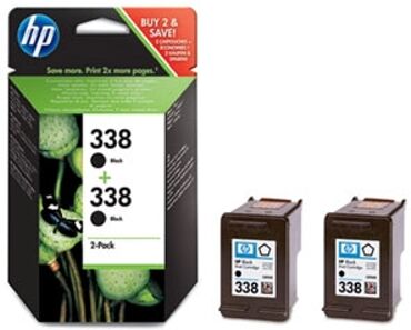 HP Pack 2 Cartuchos HP 338 Negro (CB331EE)