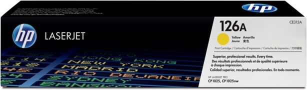HP Cartucho de tóner Original HP 126A Amarillo HP Cartucho de tóner Original HP 126A Amarillo