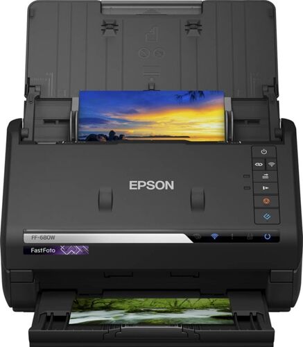 Epson Escaner EPSON FF-680W - B11B237401 (Fotográfia, WiFi, Alimentador automático) Epson Escaner EPSON FF-680W - B11B237401 (Fotográfia, WiFi, Alimentador automático)
