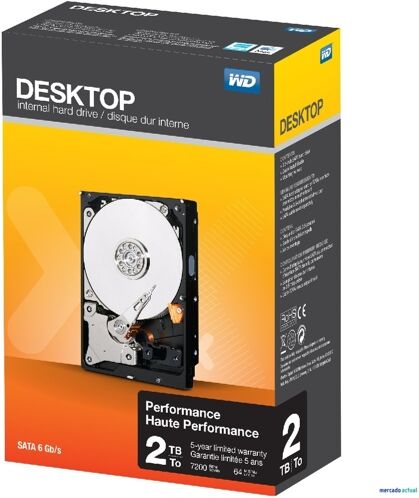 Western Digital Disco HDD Interno WESTERN DIGITAL Perform (2 TB - SATA - 7200 RPM) Western Digital Disco HDD Interno WESTERN DIGITAL Perform (2 TB - SATA - 7200 RPM)