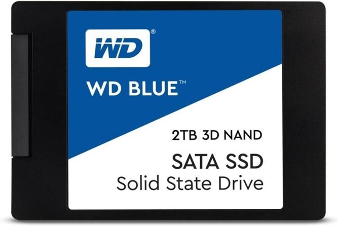 Western Digital Disco SSD Interno WESTERN DIGITAL Blue 3D NAND SATA 2TB (2 TB - SATA - 560 MB/s) Western Digital Disco SSD Interno WESTERN DIGITAL Blue 3D NAND SATA 2TB (2 TB - SATA - 560 MB/s)