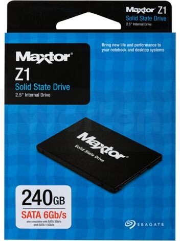 Maxtor Disco SSD Interno MAXTOR Z1 YA240VC1A001 (240 GB - SATA - 540 MB/s) Maxtor Disco SSD Interno MAXTOR Z1 YA240VC1A001 (240 GB - SATA - 540 MB/s)