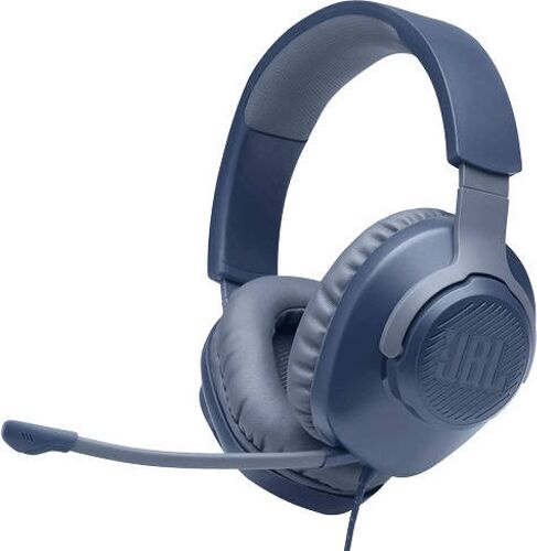 JBL Auriculares Gaming con cable JBL Quantum 100 (Over Ear - Micrófono - Azul)