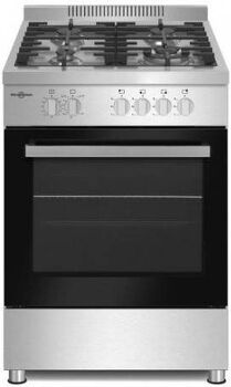 VITROKITCHEN Cocina VITROKITCHEN PF6060IN (55 L - Gas Butano-propano - Inox)