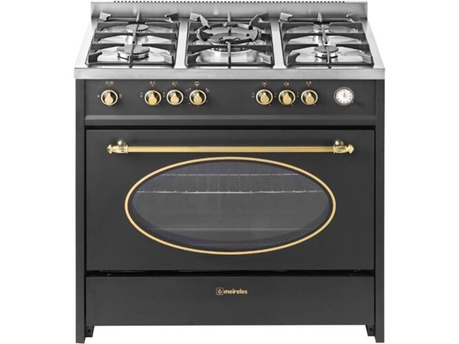 MEIRELES Cocina MEIRELES G 914 BL (116 L - Gas Natural - Negro)