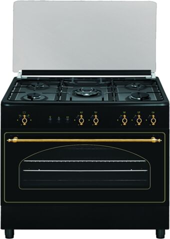 VITROKITCHEN Cocina VITROKITCHEN RU9060B (110 L - Gas Butano-propano - Negro) VITROKITCHEN Cocina VITROKITCHEN RU9060B (110 L - Gas Butano-propano - Negro)