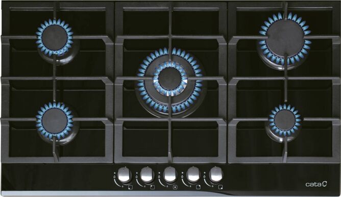 CATA Placa de Gas CATA LCI 9041 BK (Gas Natural - 60.6 cm - Negro) CATA Placa de Gas CATA LCI 9041 BK (Gas Natural - 60.6 cm - Negro)